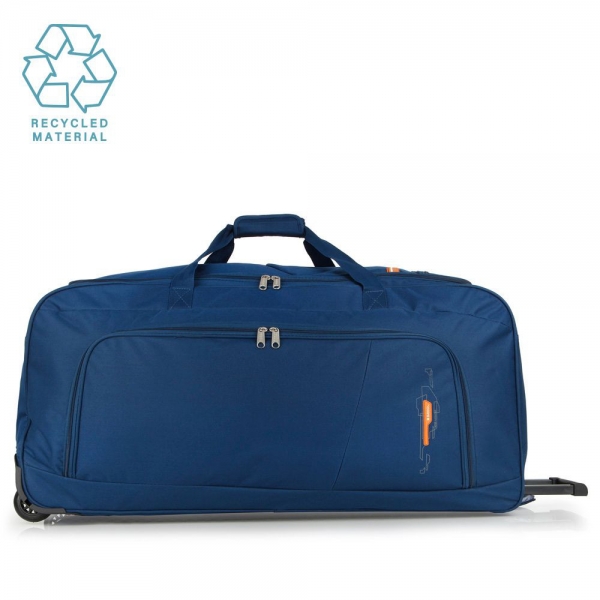 Пътна чанта на колела 83 см. синя – Week ECO