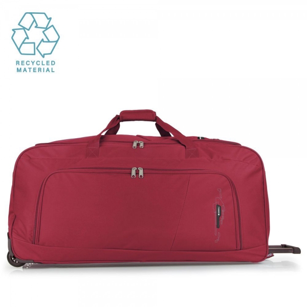 Пътна чанта на колела 83 см. червена – Week ECO